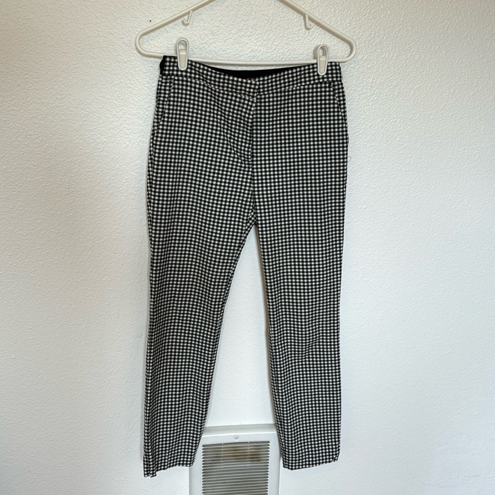 Black & white checkers Zara pants